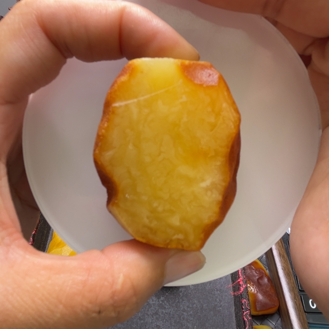 定制琥珀未镶嵌琥珀蜜蜡原石定制