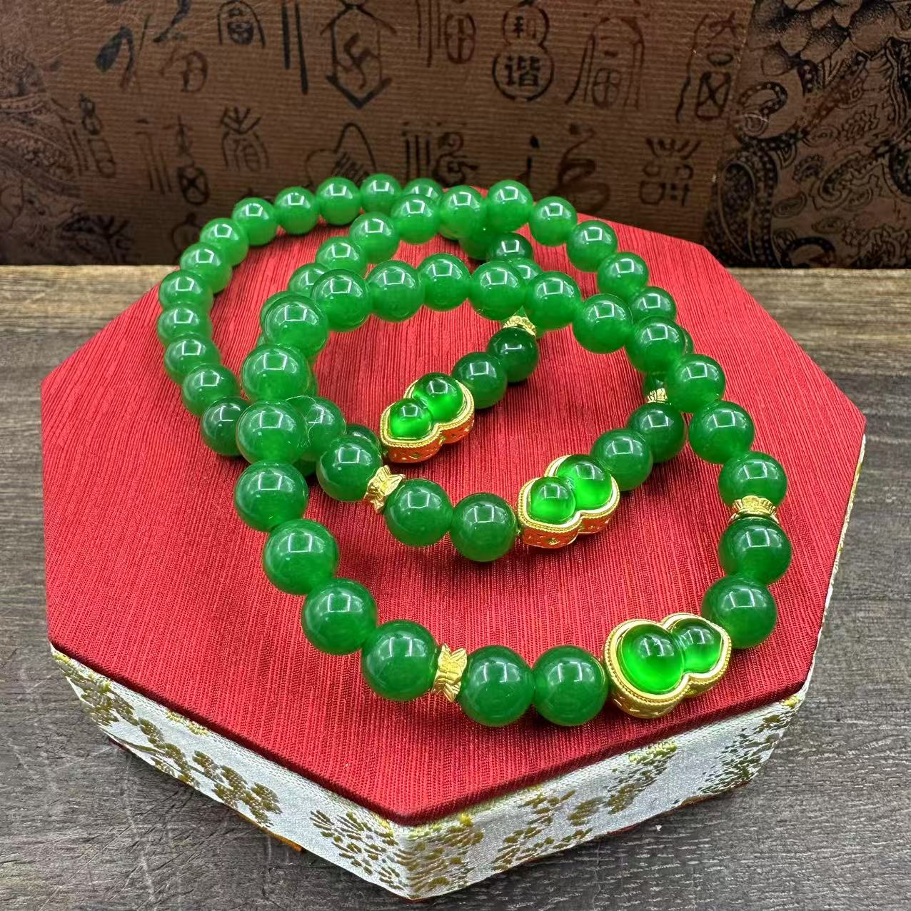 【缅贸甄选】HF693高端时尚设计手链卡8mm多样发一