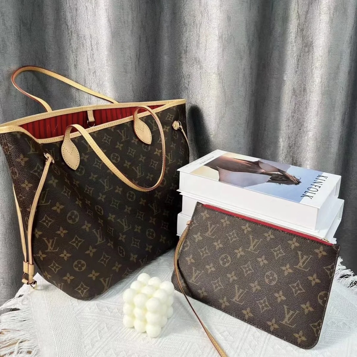 99新 LouisVuitton/路易威登 LVnevefull 中号 25120063-02