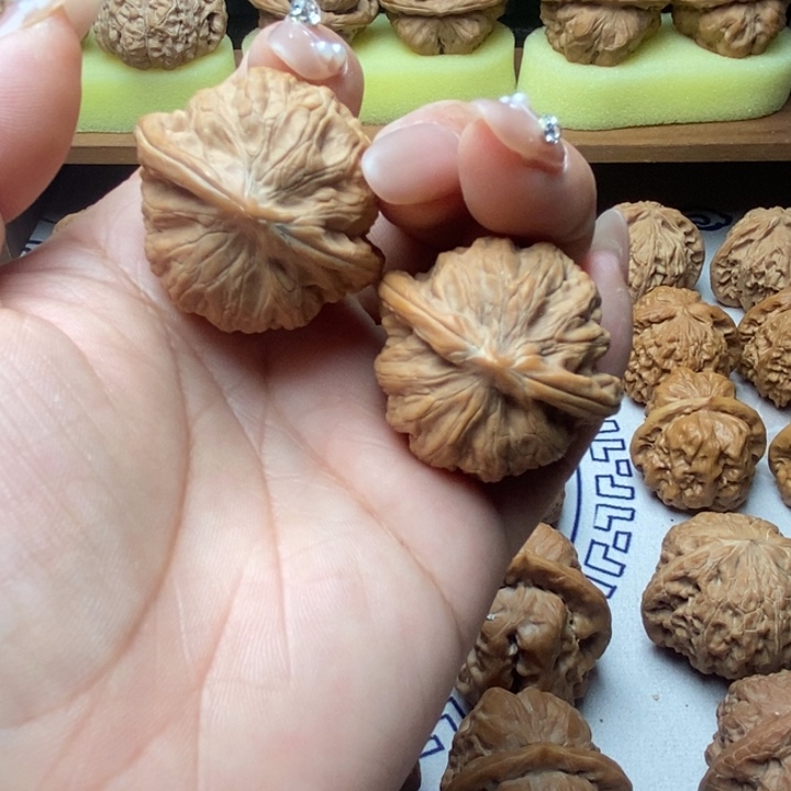 大叶紫檀（黑酸枝木类）文玩核桃，战鼓34