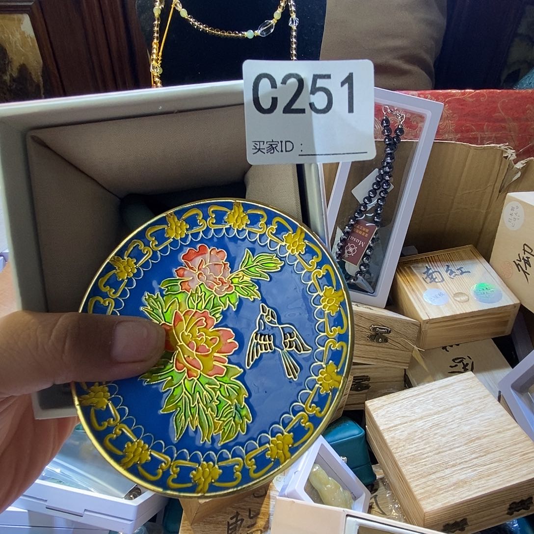 徐***风大叶紫檀（黑酸枝木类）时尚饰品C251