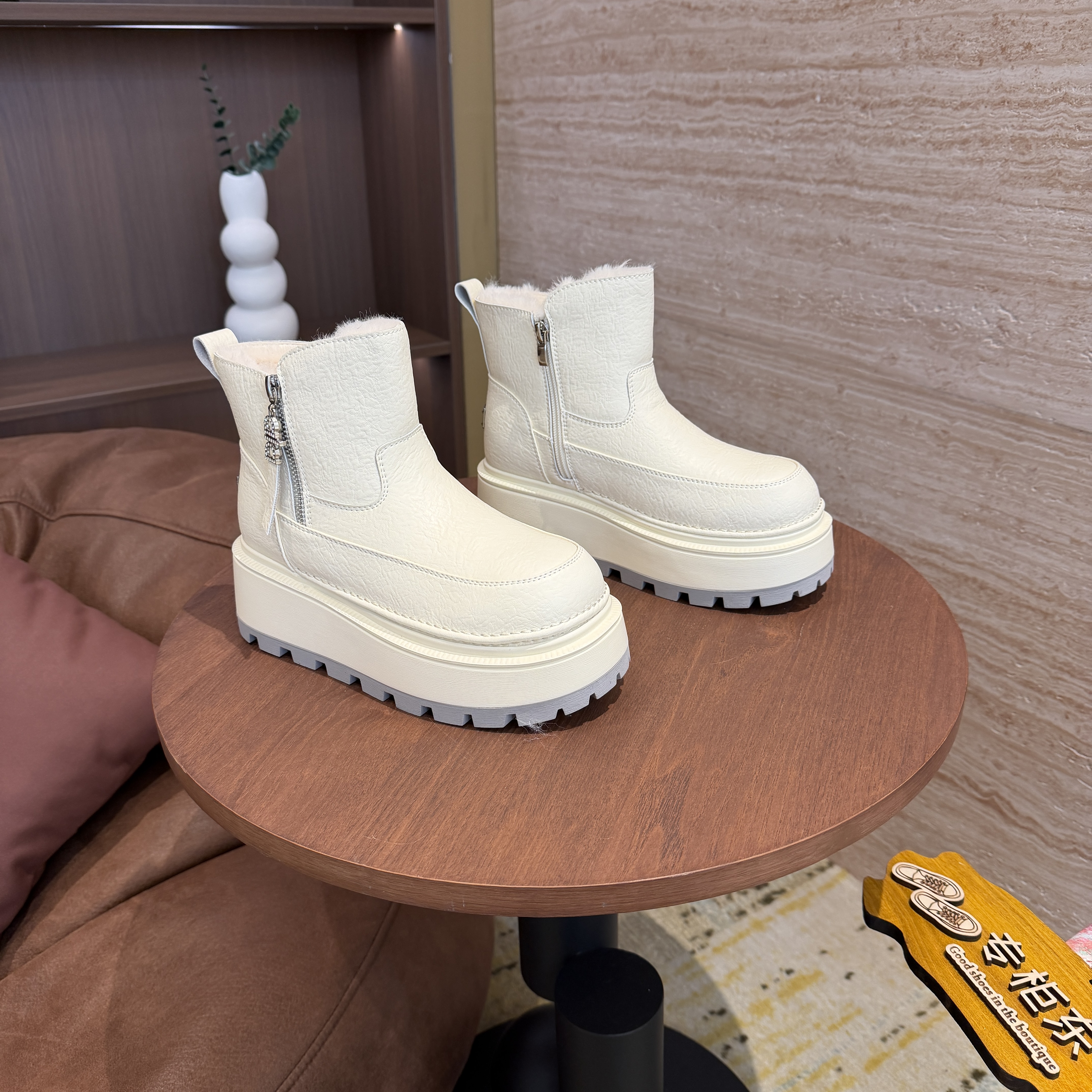 【与然良品】250361爆款百搭时尚[大棉]休闲冬冬雪地靴