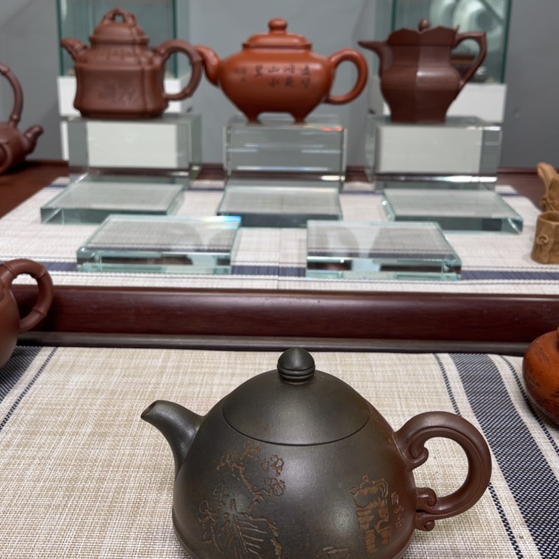 强***菜茶壶紫砂高货放漏