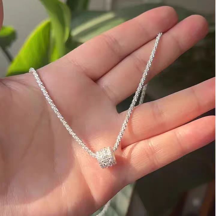 坠链均足银 精致网红同款时尚项链 020