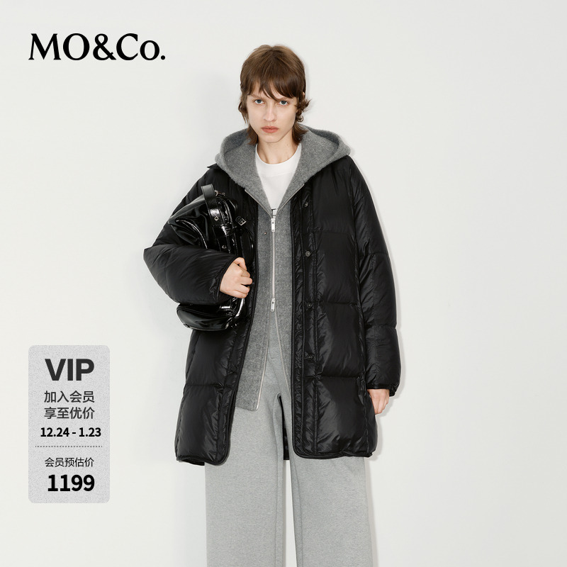 MOCO鹅绒服【升温里衬】90%绒子含量羽绒服MBD4EINT03