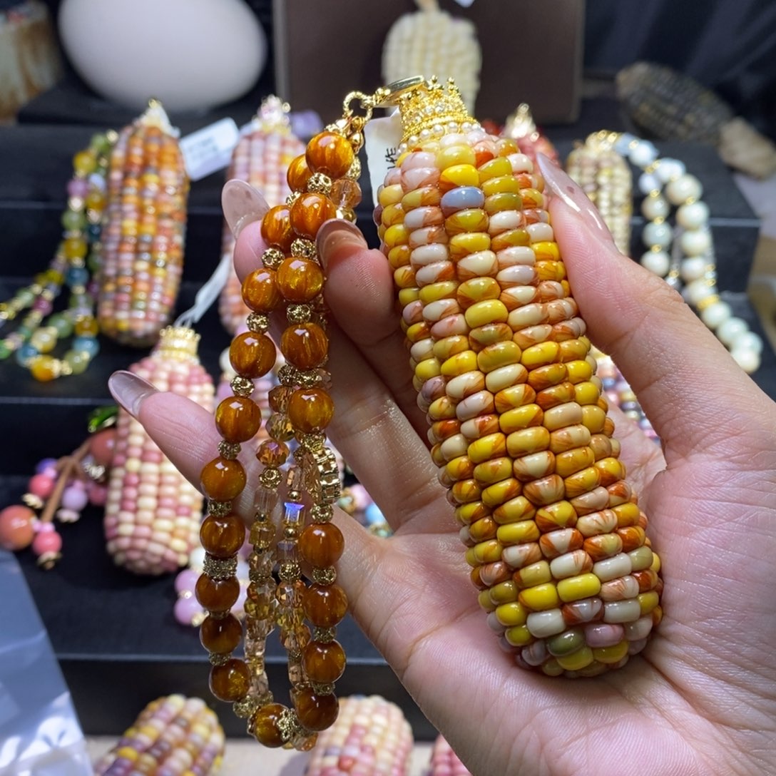 玉西*文玩玉米 双链