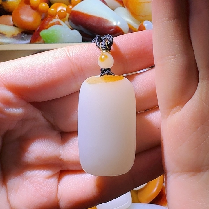 和田玉挂件未镶嵌老*