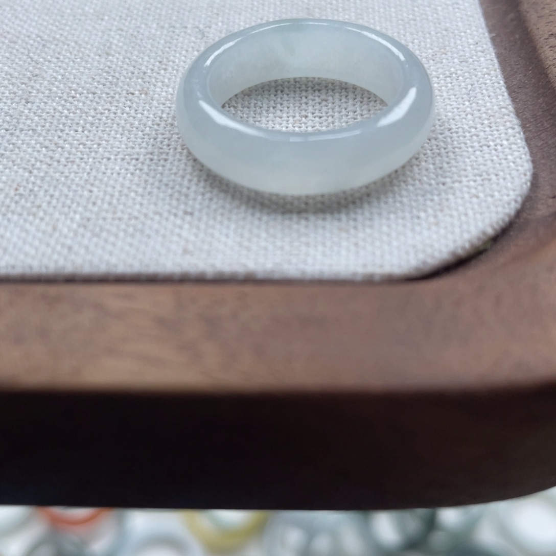 翡翠戒指未镶嵌21 号 港码 12