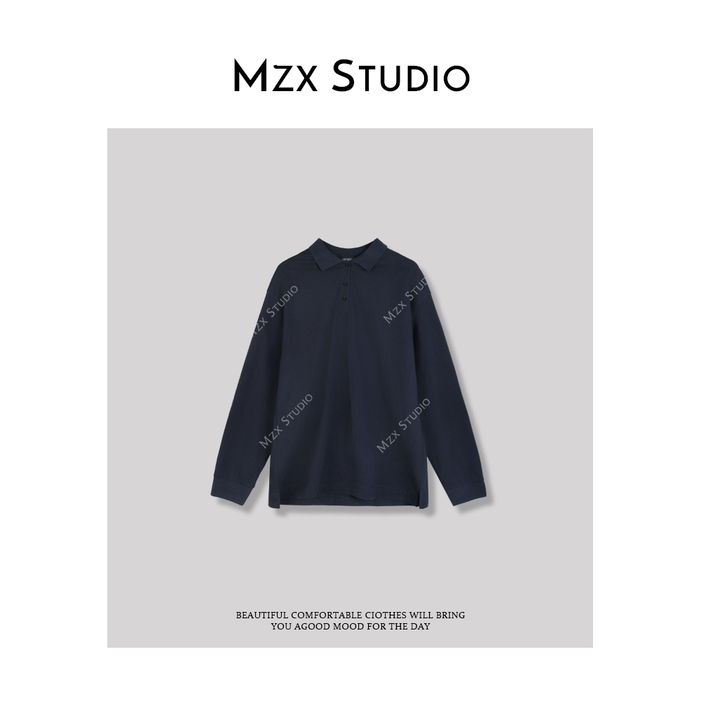 MZX 春季凉感coolmax直筒翻领衬衫SY7510-X