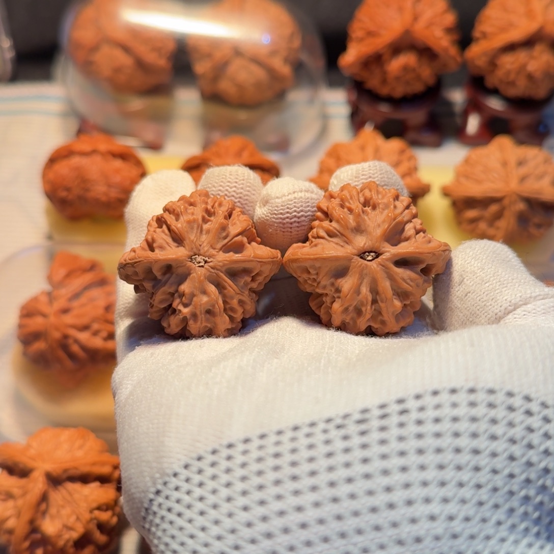 清***野文玩核桃吊坠37秦闷