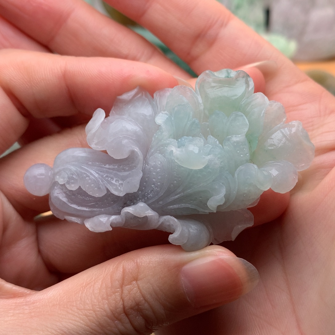 定制翡翠未镶嵌白菜