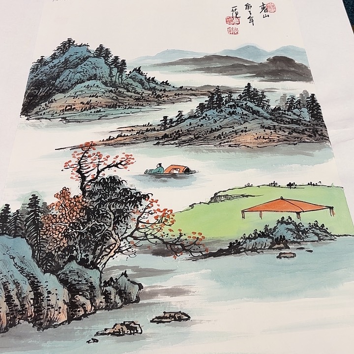 国画姜国华国际原作