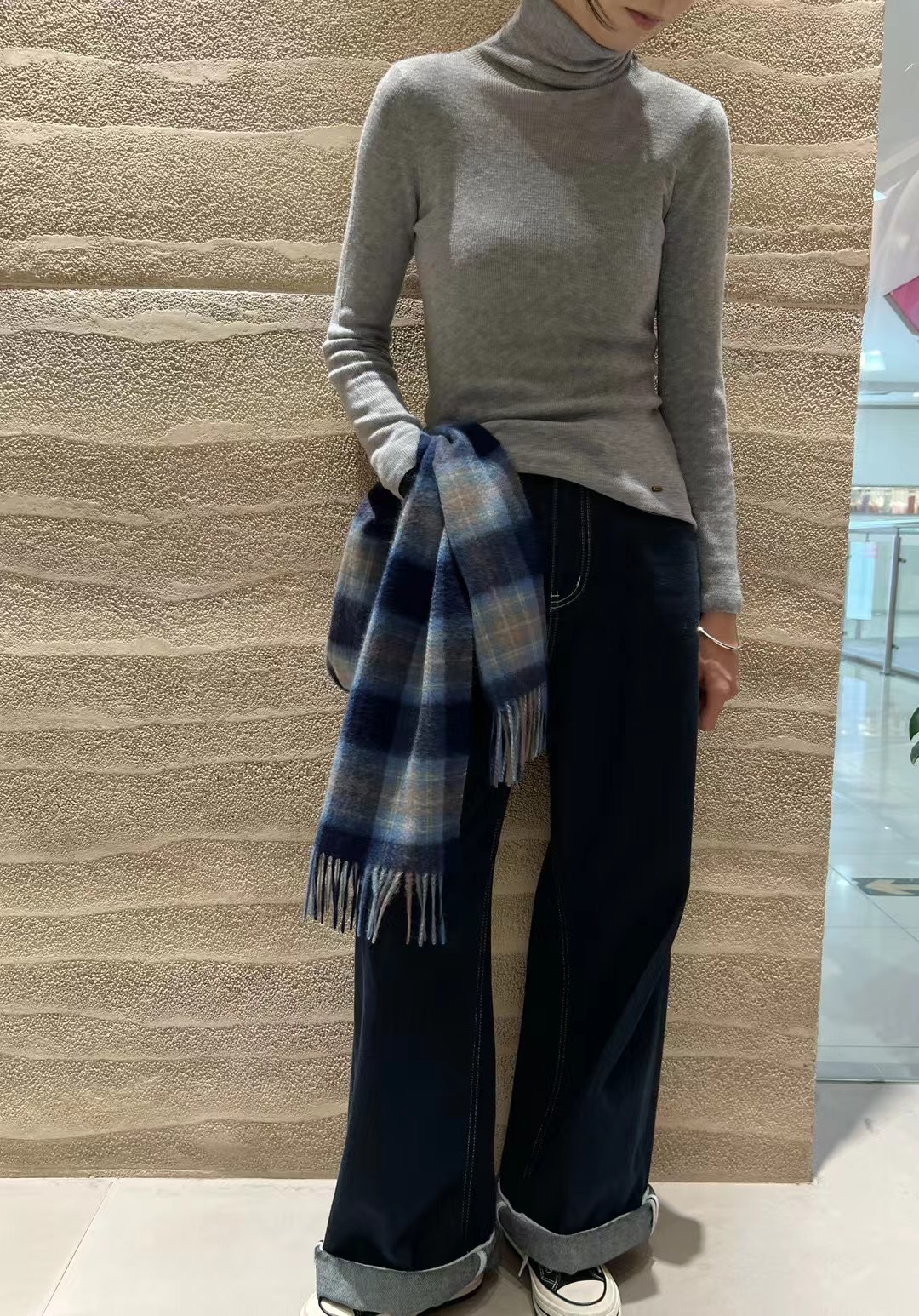 M1499【库存勿动】气质百搭纯色针织衫 衣长57款号ZZ21118