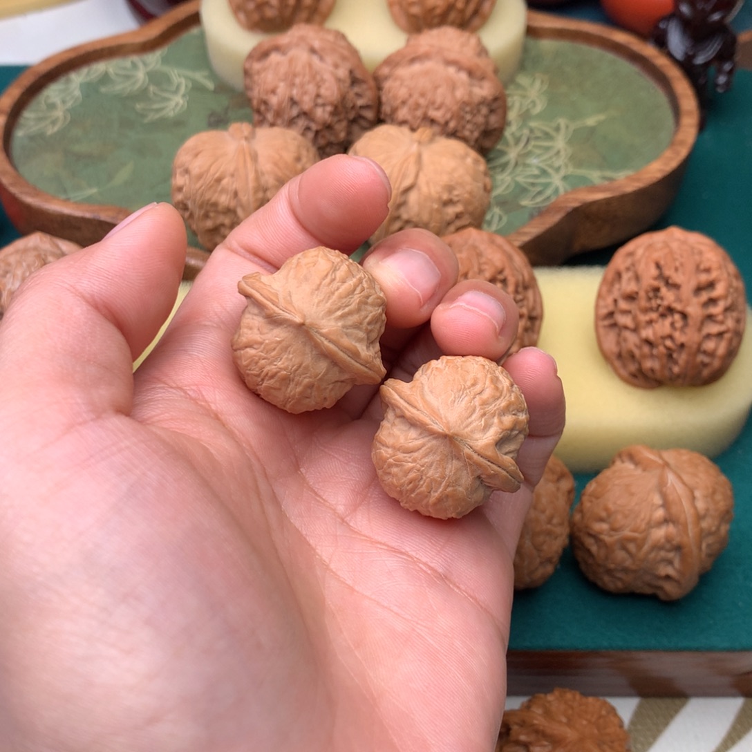 把件文玩核桃玲珑扇