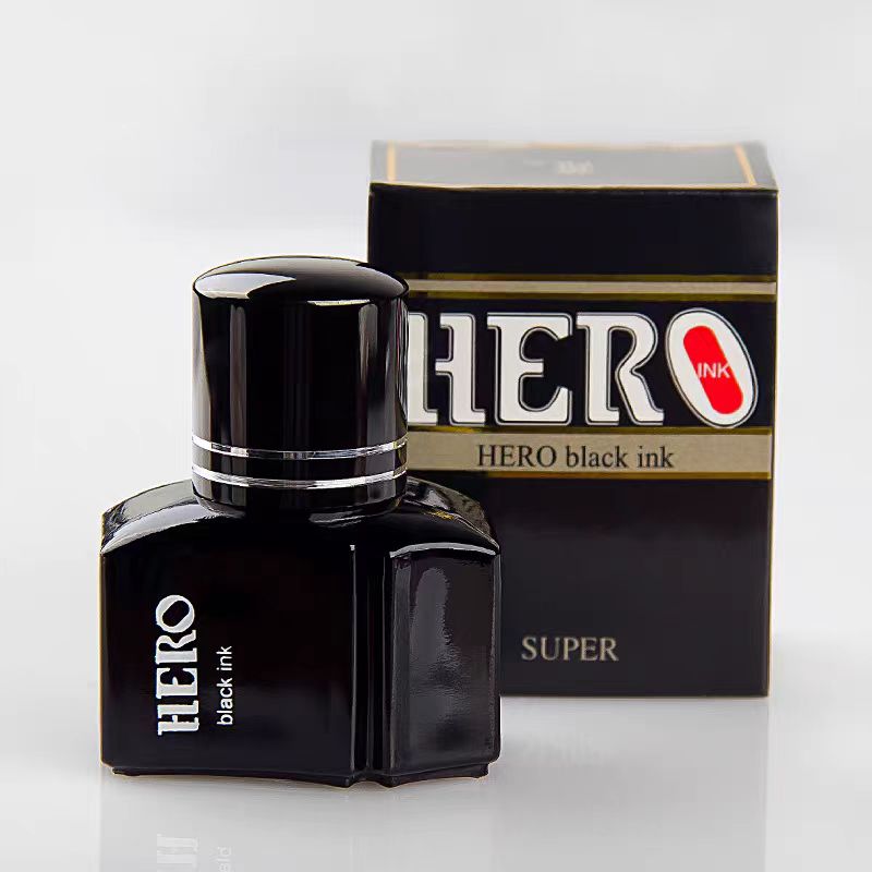 极黑色钢笔专用，非碳素墨水不堵塞速干颜料型！