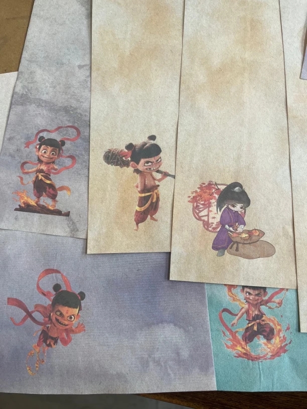 17×27哪吒小信札楮皮半生熟20张一包