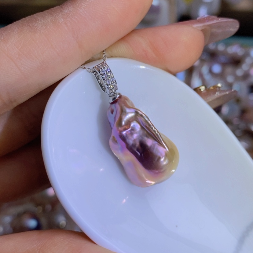 【闪购商品】淡水珍珠天然淡水珍珠合金