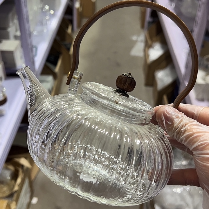 孤品 南瓜纹提梁壶 