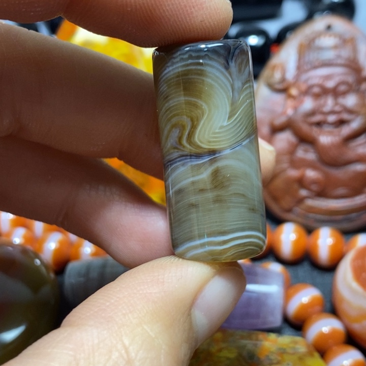 玛瑙/玉髓未镶嵌颈饰