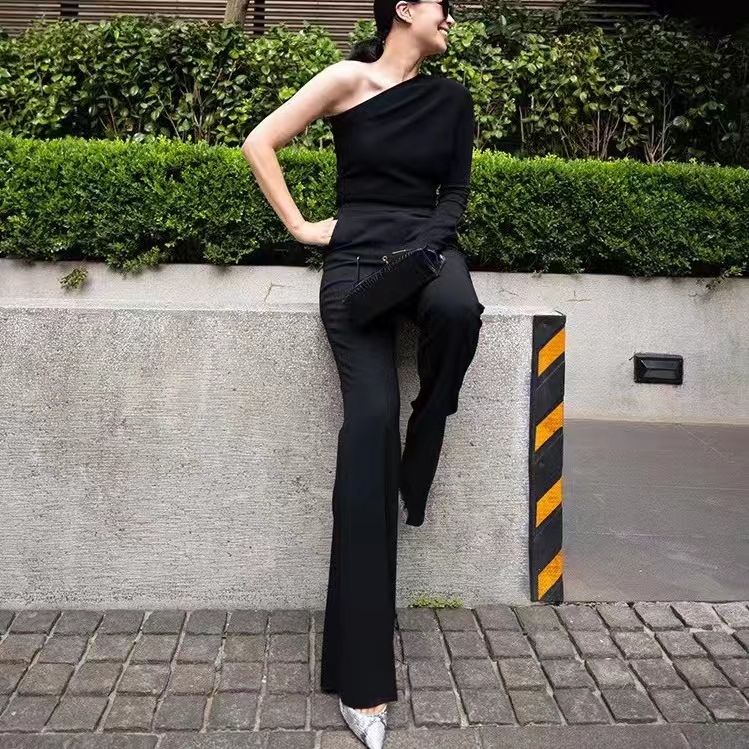 【丝毛微喇升级版】小蛮腰大长腿！6A级白厂丝羊毛裤子女MJ240035