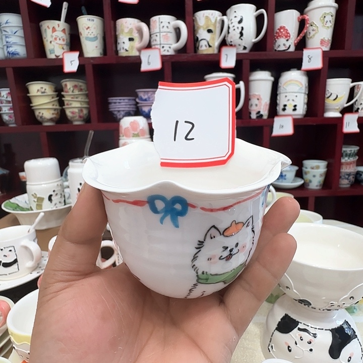 瓷片景德镇高温陶瓷碗/盘/碟/杯 012