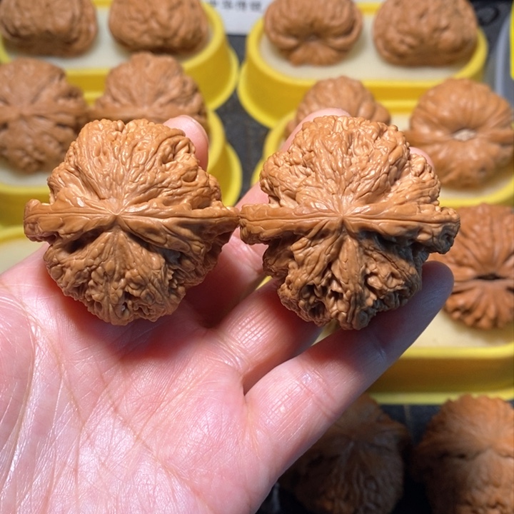 文玩核桃把件粗筋 44 43