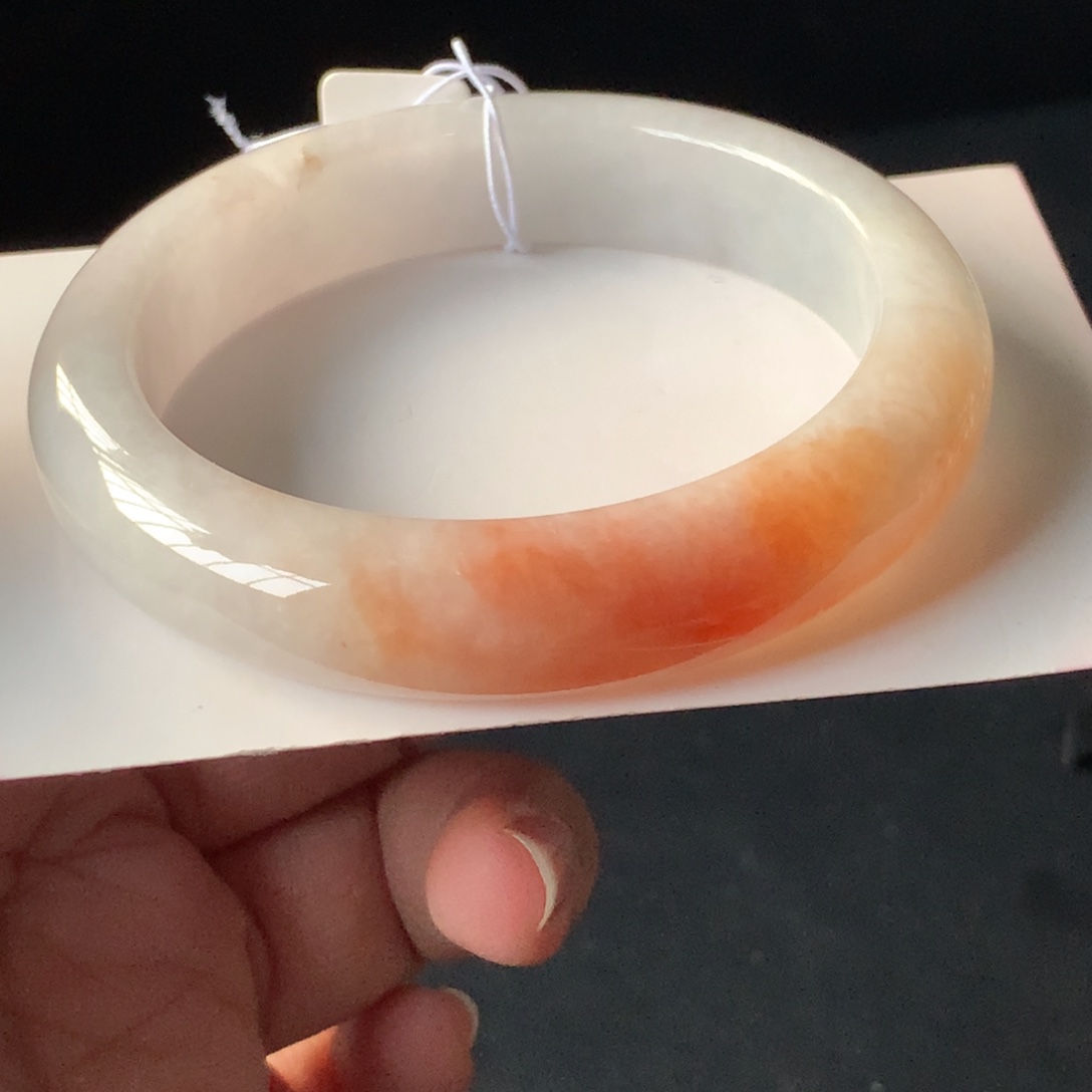 翡翠未镶嵌手镯97号55.8-12.7-8.9