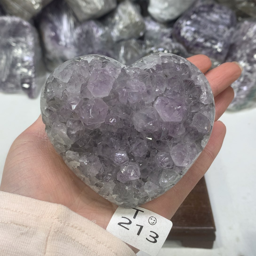 紫晶摆件未镶嵌水晶