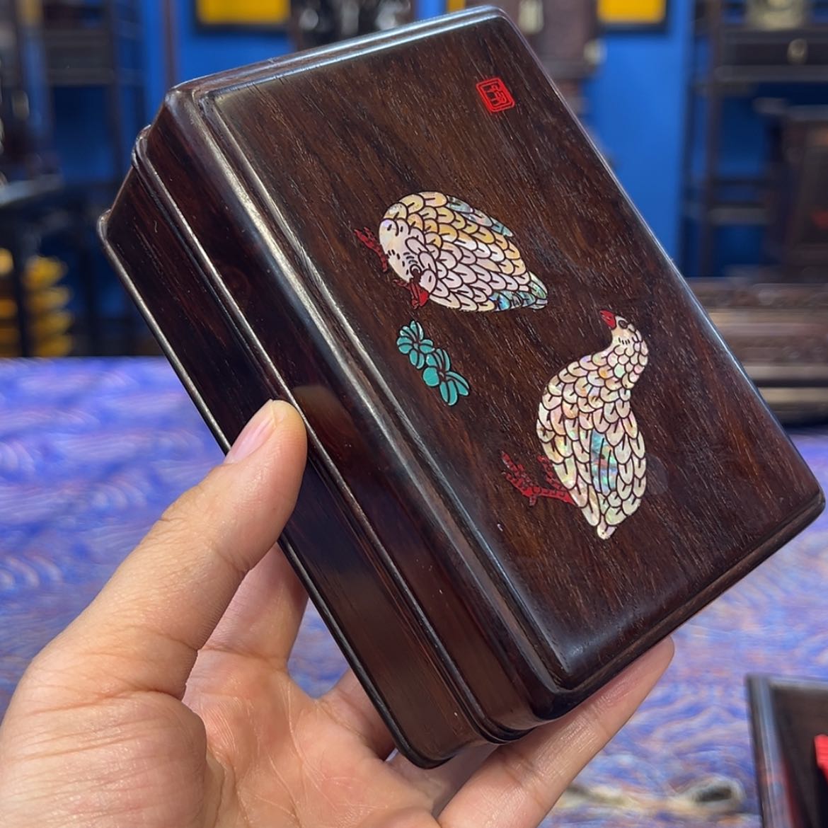 【闪购商品】红酸枝木类成套家具盒子