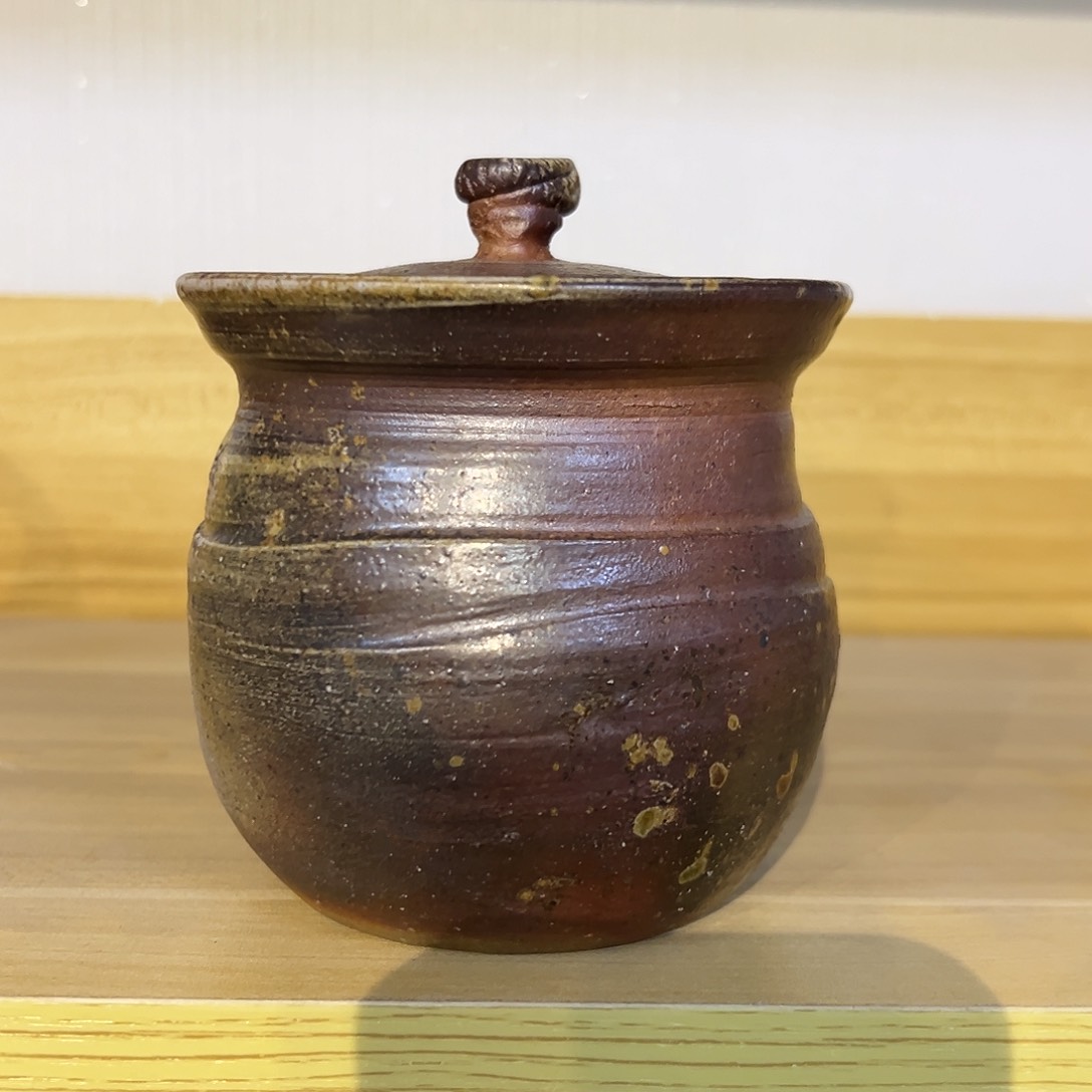 皓**星备前茶叶罐一个好看