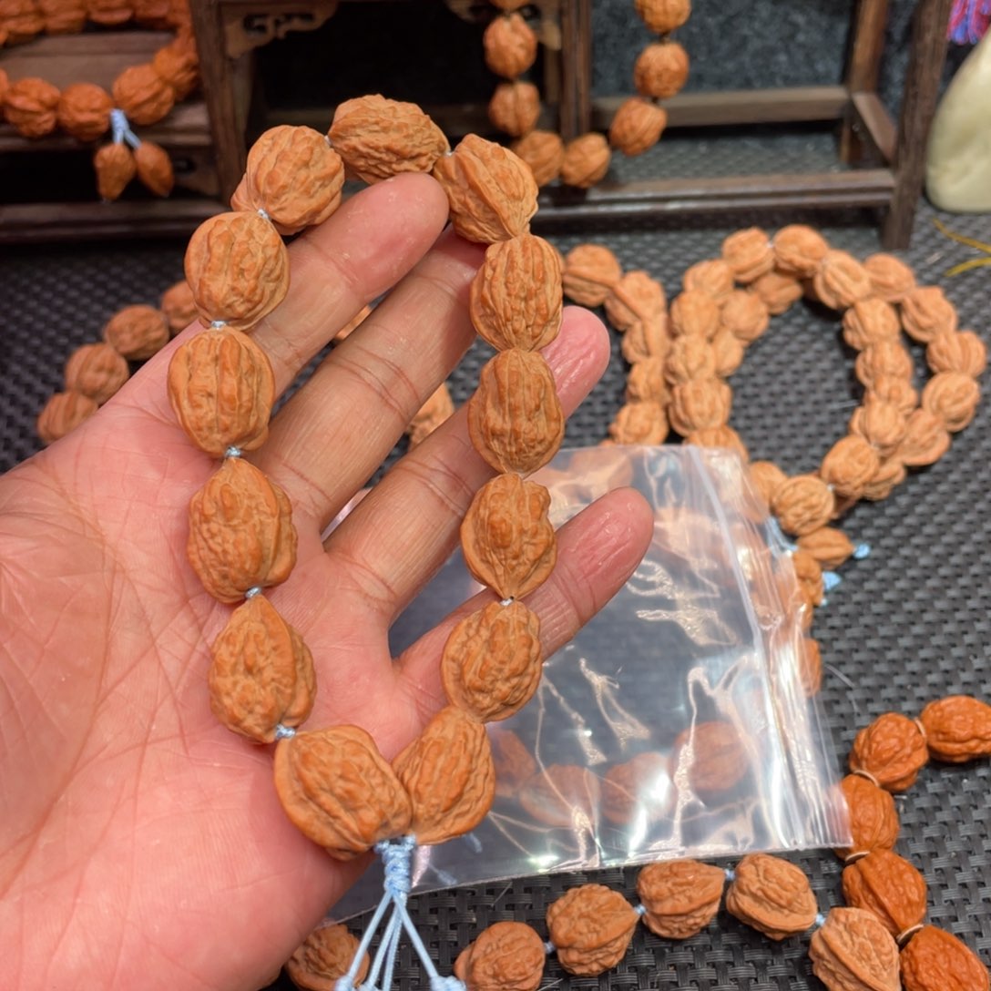 文玩核桃手串韩****友原生态 嵩山老树异型蛤蟆头