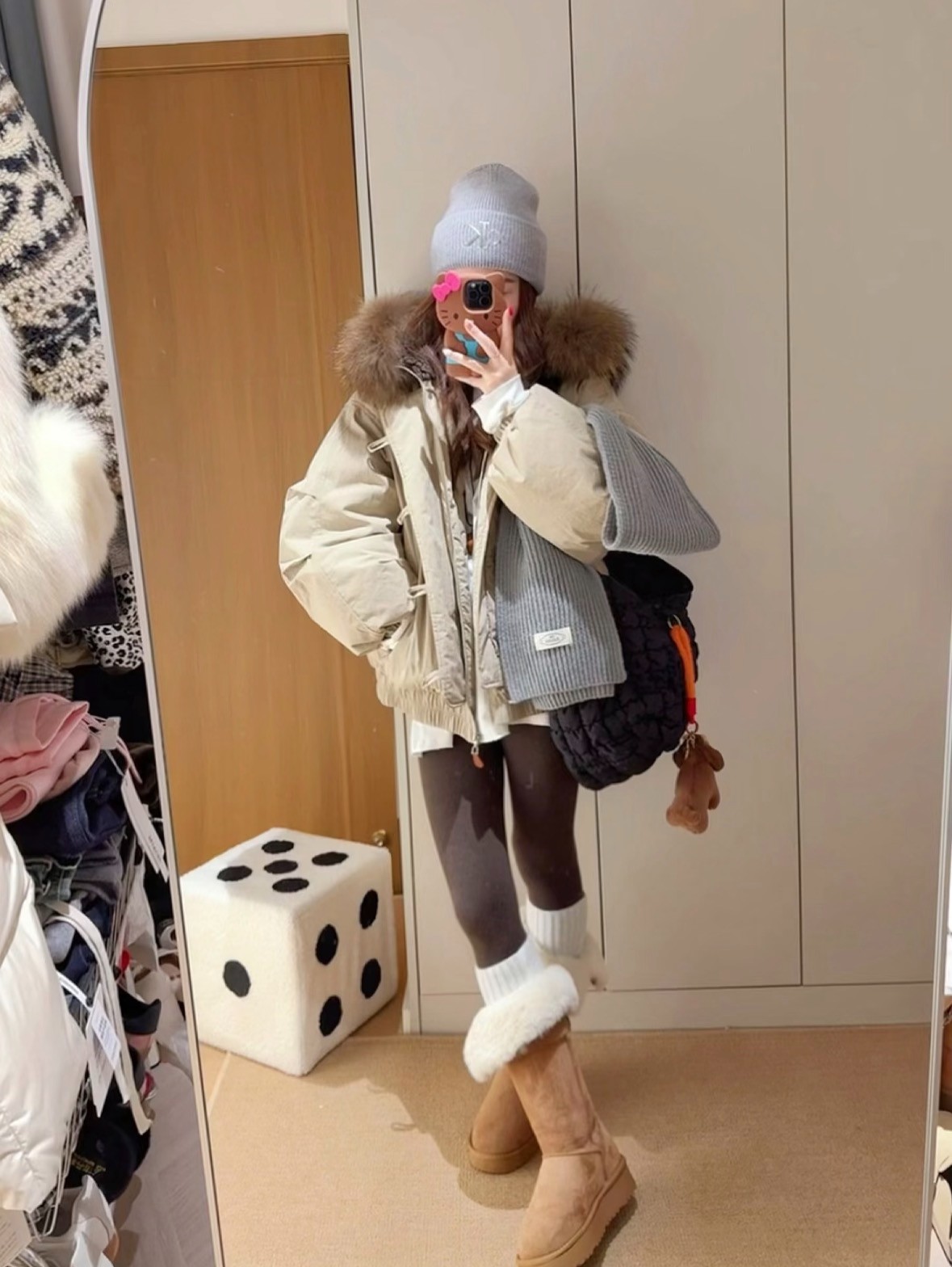 【平纹一字裆】外穿女士加绒自发热打底裤显瘦厚黑美拉德舒适