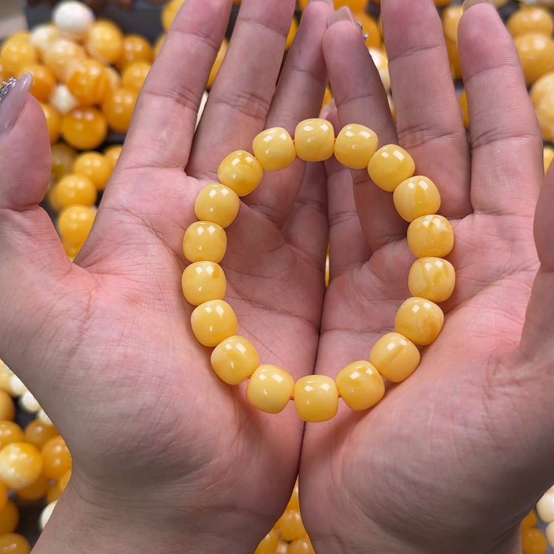 蜜蜡未镶嵌珠宝奇石同料13mm