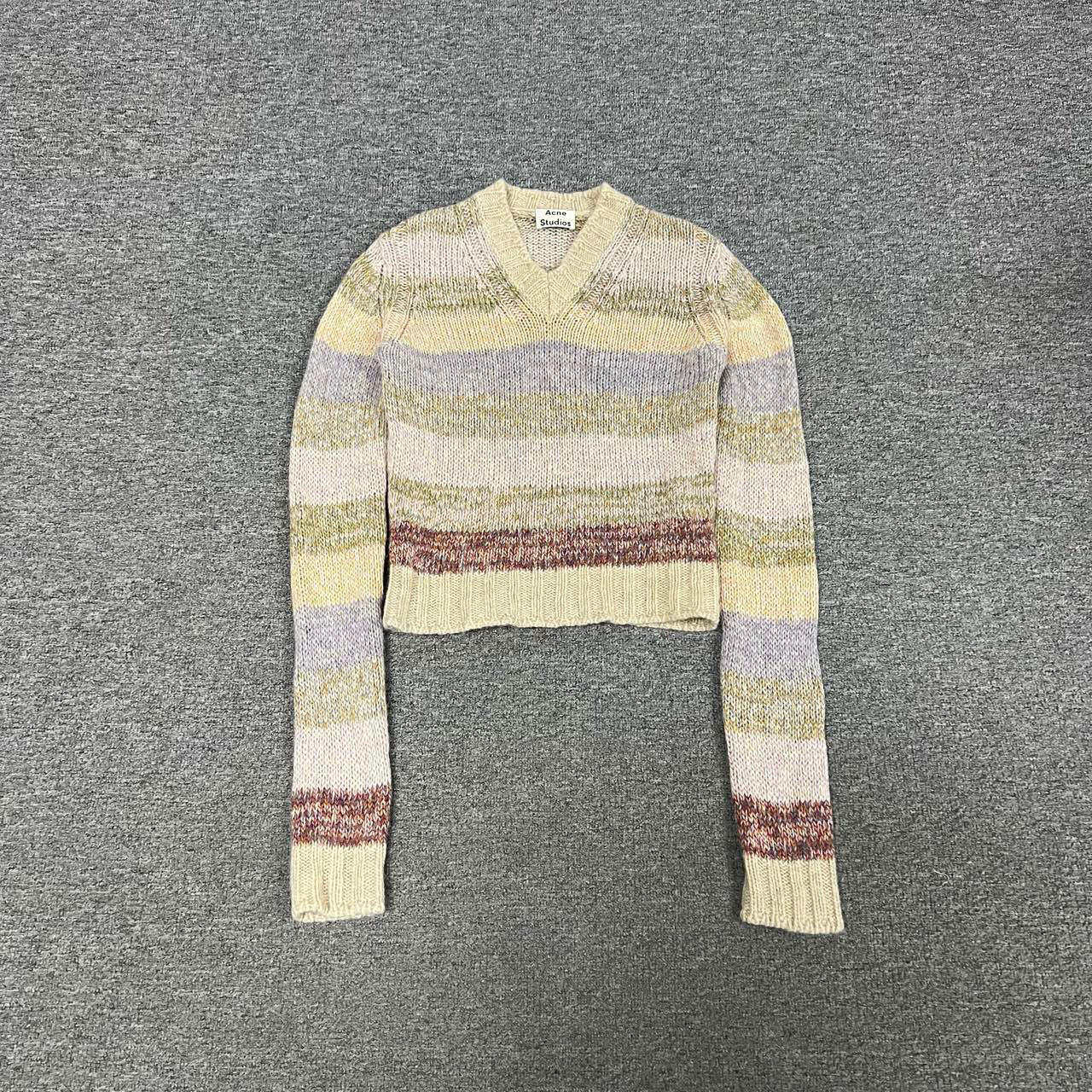 99新 Acne studio acne 条纹毛衣