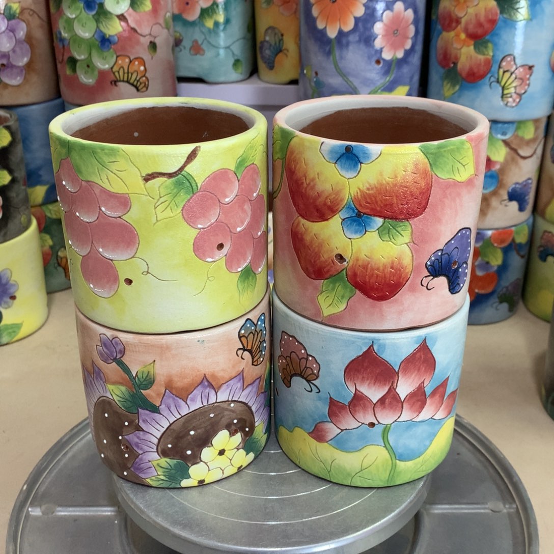 涵**汐福利花盆，手绘花盆