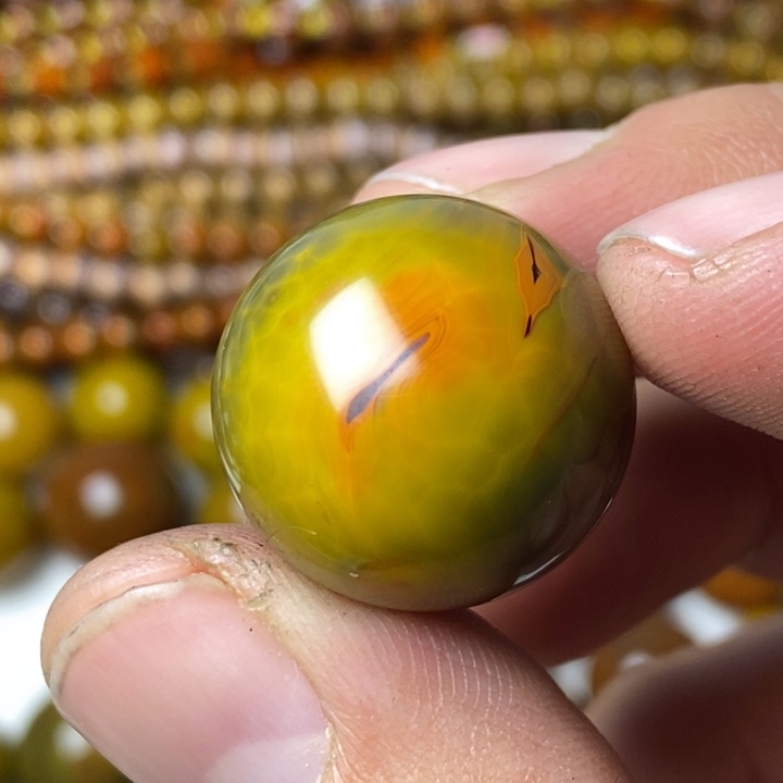 许***产玛瑙/玉髓合金颈饰