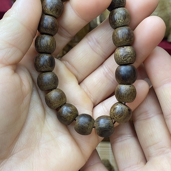 沉香手串越南芽庄沉香单圈手串