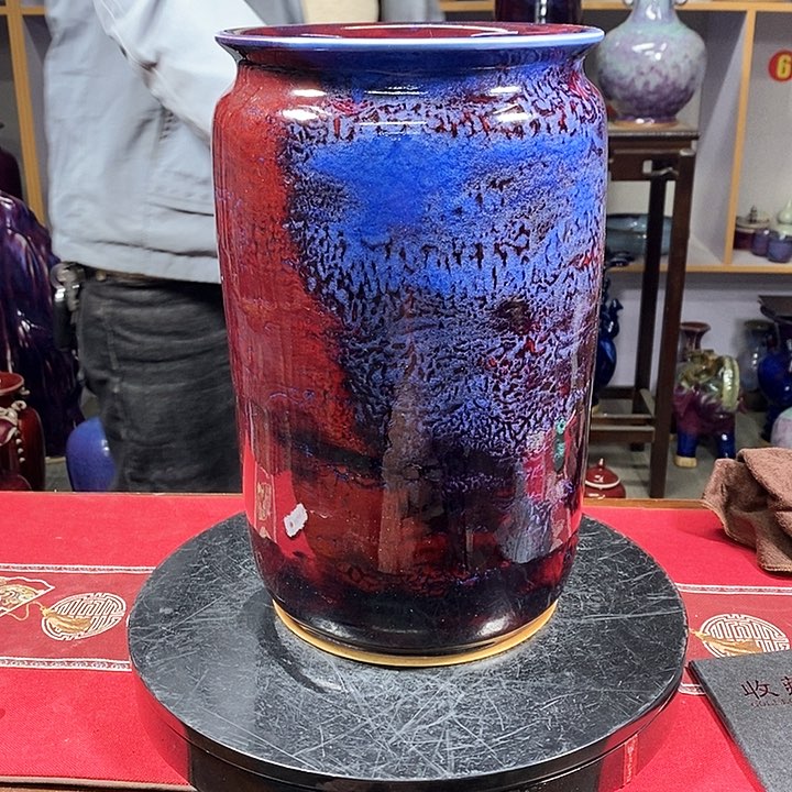 瓶中国神垕精品钧瓷