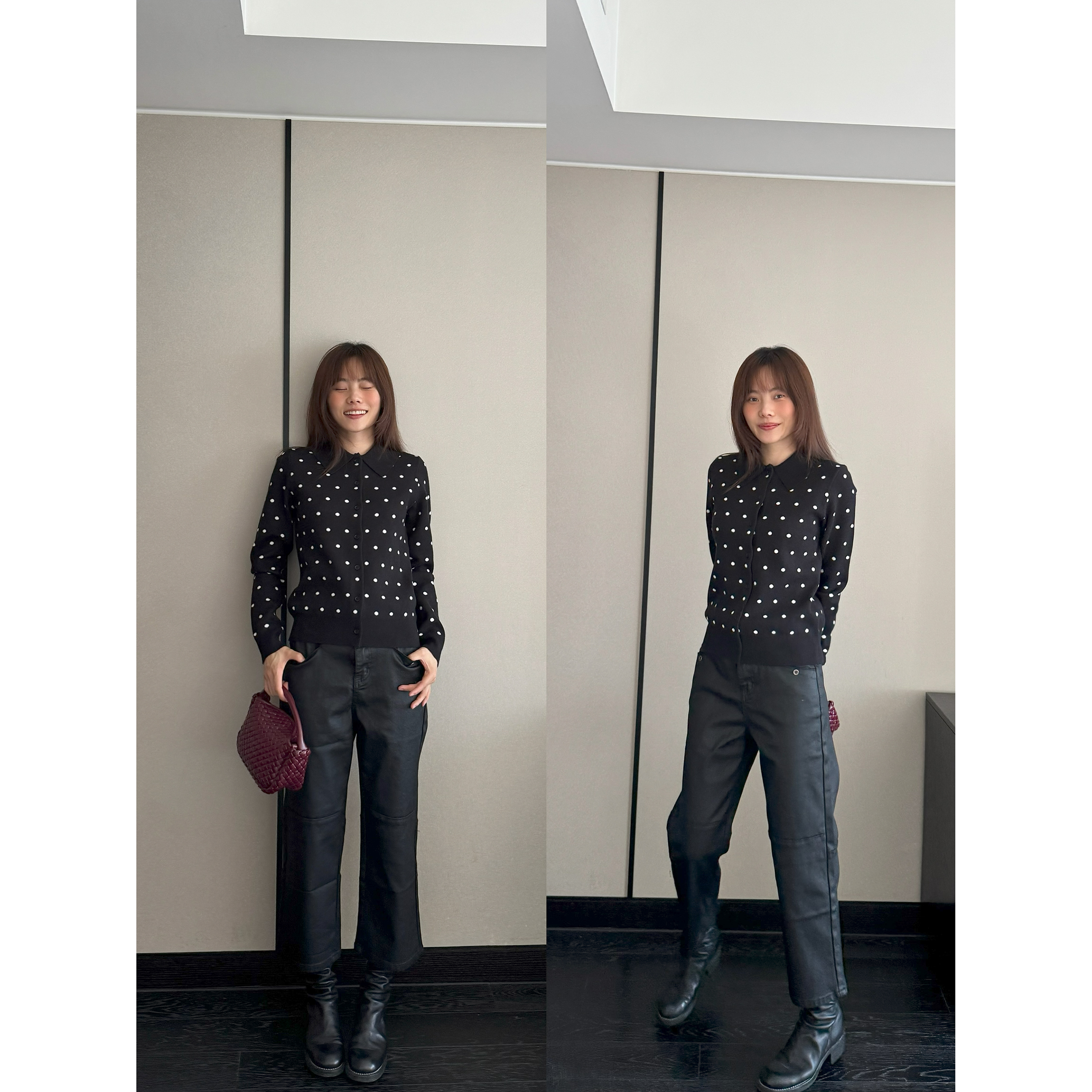 JINGDL【风风雨雨】98%棉秋冬酷帅多色涂层直筒九分牛仔裤含腰带