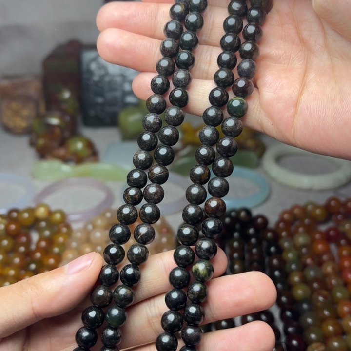 白玉菩提吊坠———-