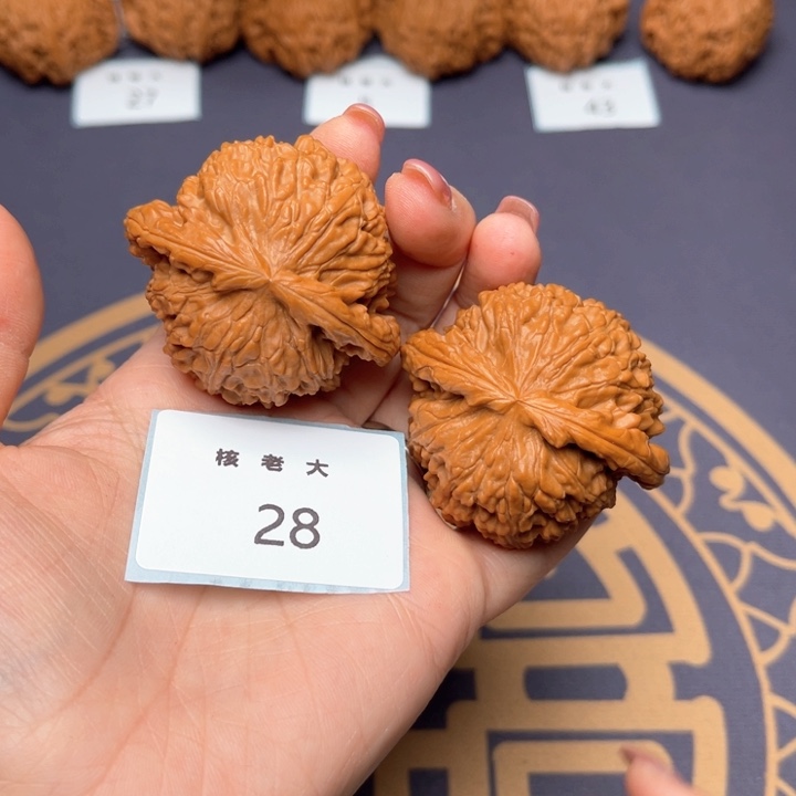 文玩核桃把件李*宇49白狮子 28 微修