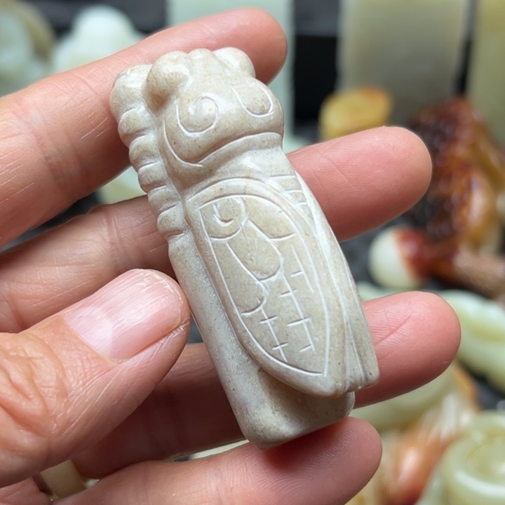 未镶嵌和田玉（糖玉）挂件