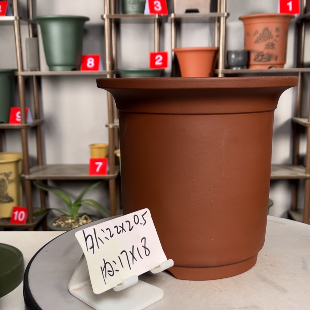 紫砂花盆紫砂花盆