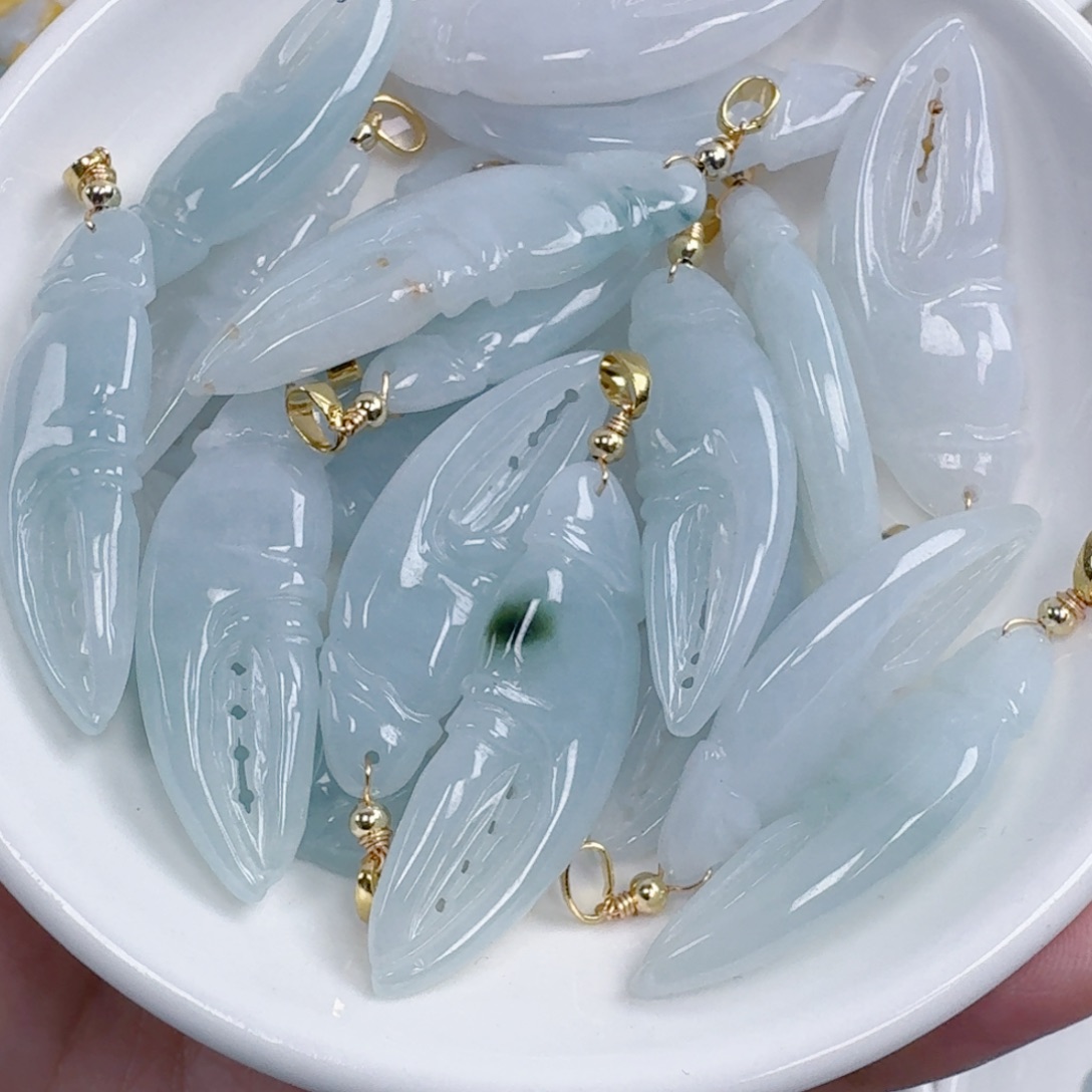 翡翠散珠蟹钳一个可以选