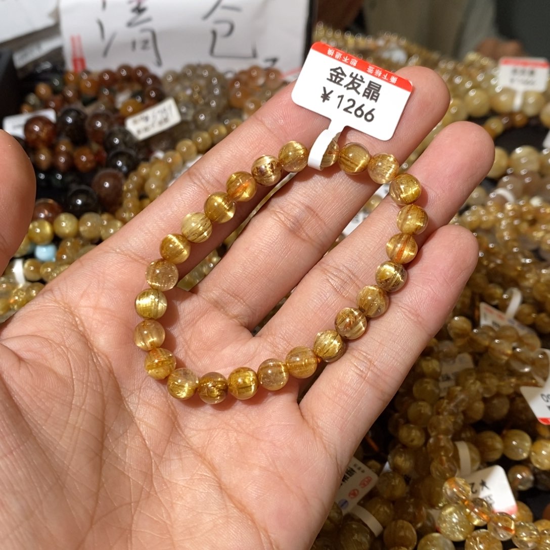水晶手链未镶嵌我