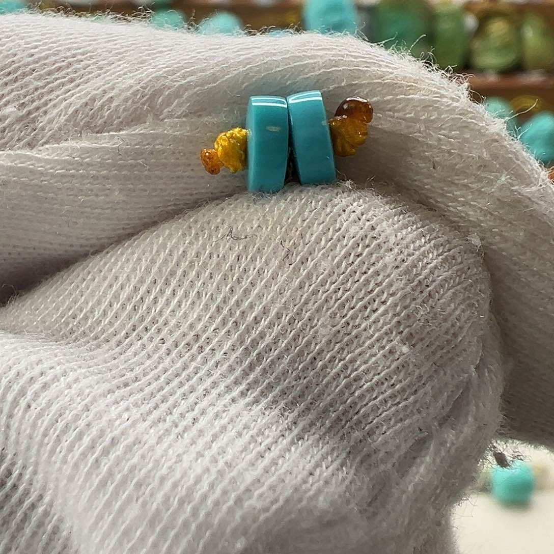 绿松石隔片未镶嵌