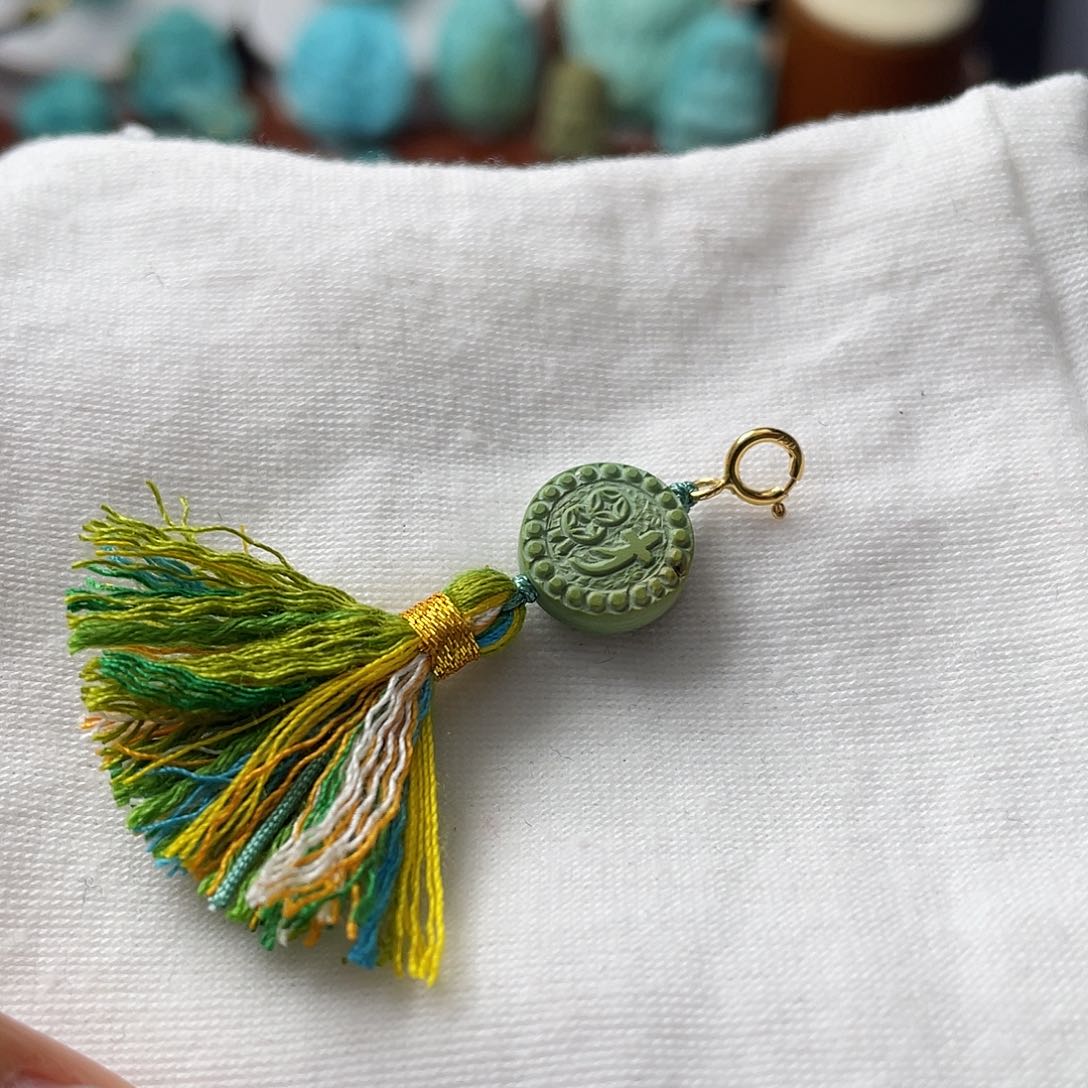 绿松石珠宝奇石18K金镶嵌