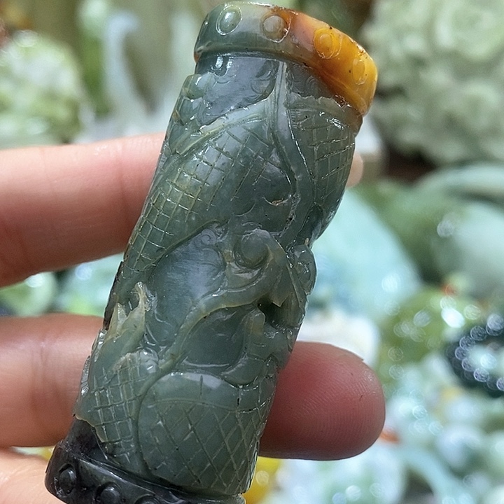 岫玉岫玉手把未镶嵌