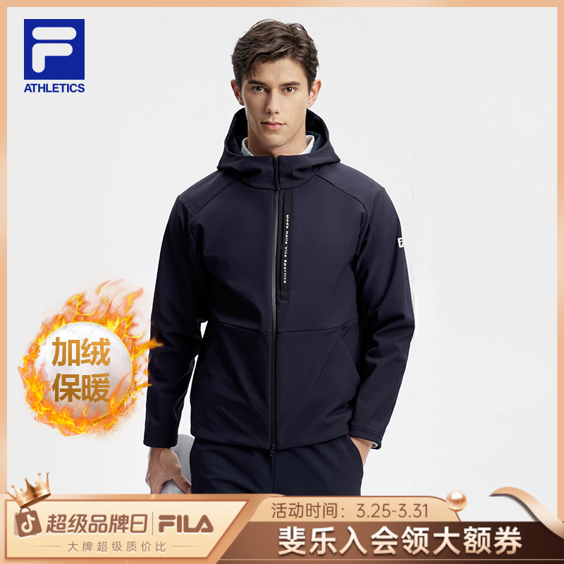 Fila/斐乐【冬季加绒防寒保暖】外套男时尚防风运动休闲A51M511703F