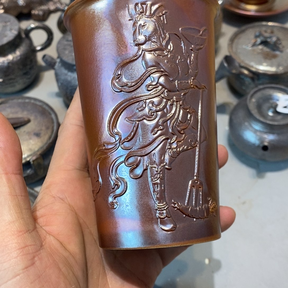 柴烧茶具陶瓷杯子